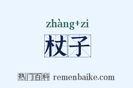 杖子是什么意思的图片